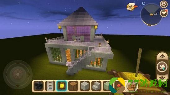 迷你世界怎么建造紫色别墅